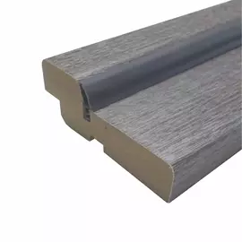 коробка дверная гринвуд 2100х70х26мм, дуб серый с уплотнителем