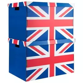 Коробка картонная с крышкой M 2шт BLD003M