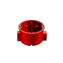 коробка установочная 68х42 для скрытой уст. в сплошные стены, 7 вводов, ip20, ge40010-06, greenel