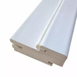 коробочный брус плоский,пвх 2100х70х32мм,белый бархат