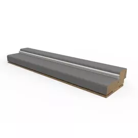 коробочный брус пвх grey soft 32*70 (сосна + мдф) телескопический с уплотнителем (trend)
