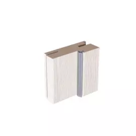 коробочный брус телескопический 75х2100, пвх лиственница белая