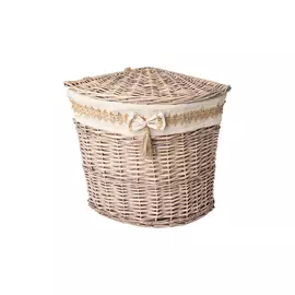 Корзина бельевая 370*370*450 "Прованс" Natural Hause угловая натуральный EW-85 S