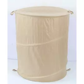 корзина для белья складная "универсал" fora, бежевая