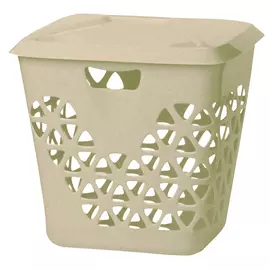 Корзина для белья ВЕНЕЦИЯ 45л беж. мрамор