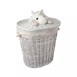 корзина для детского белья 490*360*550 "единорог" natural hause белый ew-86 l