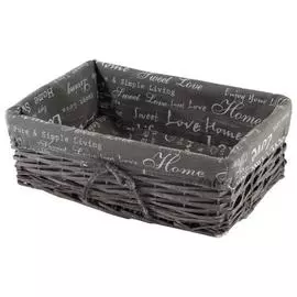 корзина для хранения "sweet home" волшебная страна с текстильным вкладышем прямоу