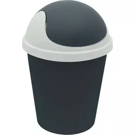 корзина для мусора 5,5л nice&amp;price серый np2543сер-18