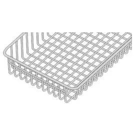 корзина металлическая 800*350*120мм серебристый