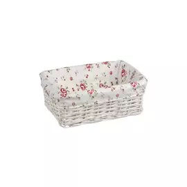 Корзина стеллажная прям белая M