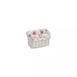 Корзина стеллажная прям белая S