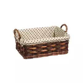 Корзина стеллажная прям "Горошек"L