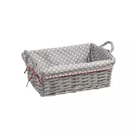 Корзина стеллажная с ручками "Горошек"L