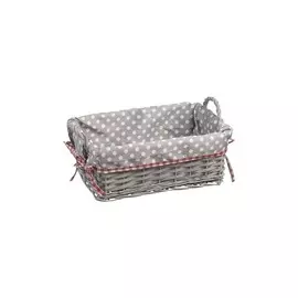 Корзина стеллажная с ручками "Горошек"M