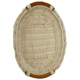 корзинка плетеная 19*30*7см с ручками ротанг 06-126