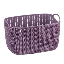 Корзинка ВЯЗАНИЕ 7л пурпурный