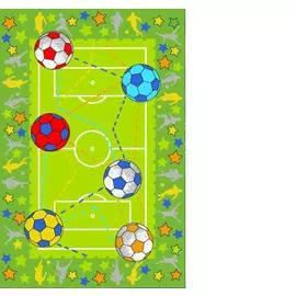 Ковер Футбол 610 1,0*1,5м детский велюр