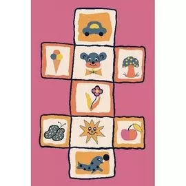 Ковер GALAXY KIDS 1,2*1,7м дизайн 02VKR