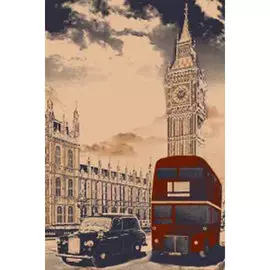 Ковер Isphahan 0,65*1,35м дизайн 84022 Navy