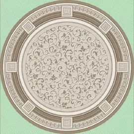 ковер круглый 1,6x1,6м версаль 2522а2к