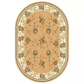 Ковер Лагуна 0,8*1,5м 5455 бежевый/овал