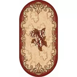 ковер овальный 0,6x1,1м мокко 038с04ov