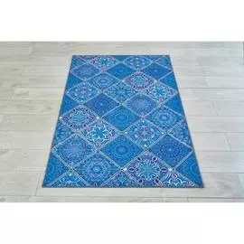 ковер прямоугольный 0,8x1,2м розетта дижитал 600652-1001