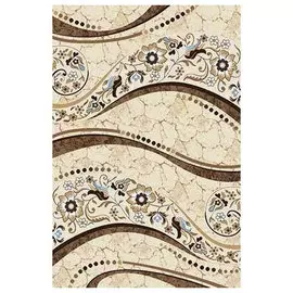 ковер прямоугольный 1,5х2,3м валенсия делюкс d312 stan cream-brown