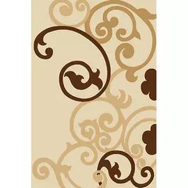 Ковер Vision Deluxe 0,6*1,1м v805 крем/овал