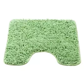 Коврик для туалета 45х45см зеленый, полиэстер Swensa