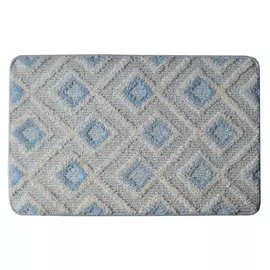 Коврик для ванной комнаты 45*75 см Greece голубой