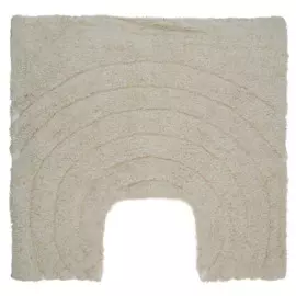 коврик для ванной комнаты с u-вырезом 50*50cm fora хлопок бежевый for-da050-u 50bg