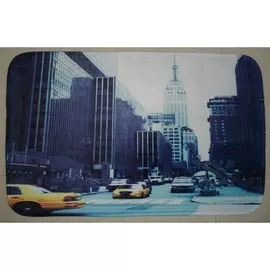 Коврик фотопринт "Нью-Йорк" 50*80см, микрофибра с мягкой полиуретановой пеной внутри