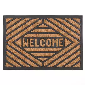 коврик придверный кокосовый 40х60см sunstep 32-084