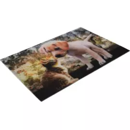 коврик влаговпитывающий vortex samba котенок и щенок 40x60 см