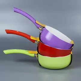 Ковш 14см, 0,7л с керамическим покрытием Кт BT-M-1