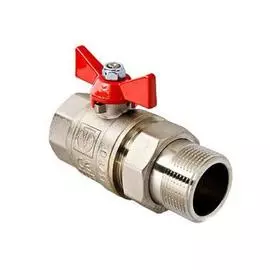 кран шаровой со сгоном 1/2' бабочка valtec vt.227