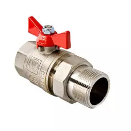 кран шаровой со сгоном 3/4' бабочка valtec vt.227