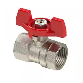 кран шаровый pn25 3/4" в/в ручка бабочка