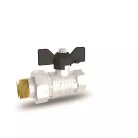 кран шаровый с полусгоном (американкой) 1/2" бант, mp-у