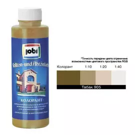 Краситель JOBI 500мл №905 табак 12895