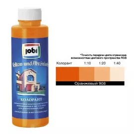 Краситель JOBI 500мл №908 оранжевый 11750