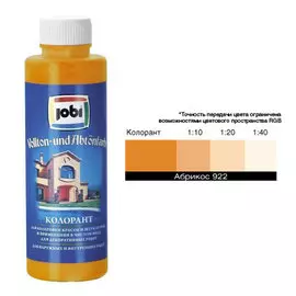 Краситель JOBI 500мл №922 абрикос 11163