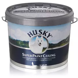 краска акриловая husky для потолков 2,5л