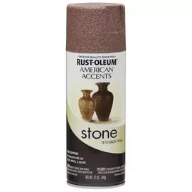 краска american accents с эффектом природного камня (цвет: красный гранит), спрей 0,34кг