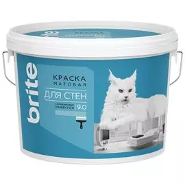 краска brite для стен 9л база а