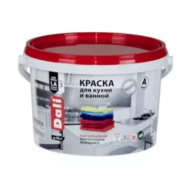 краска dali для кухни и ванной белая база а 2,5л