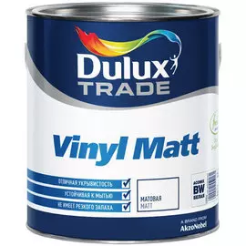 Краска для стен и потолков Dulux Trade Vinil Matt bs BW 10л