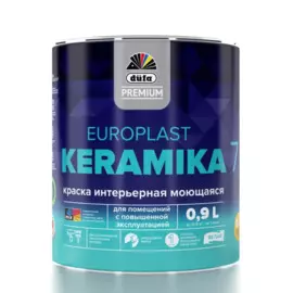 краска dufa premium europlast keramika 7 интерьерная база c 0,9л
