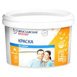 Краска фасадная 7,0кг /Яр. краски/